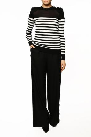 Sweter z ozdobnymi guzikami, zdjęcie 2 Sweter z ozdobnymi guzikami od Balmain